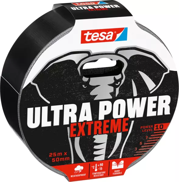 Reparaturbänder TESA Ultra Power Extreme schwarz 132211.2550