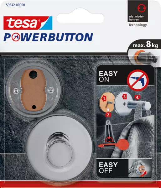 Handtuchhalter TESA Powerbutton