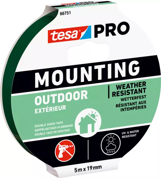 Montagebänder TESA Mounting PRO Outdoor PE grün 132351.0500