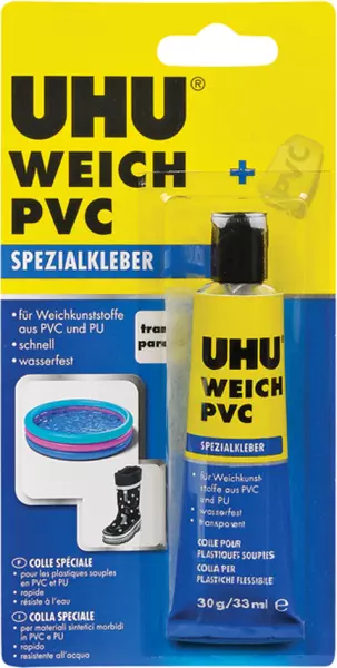 Reparaturkleber UHU weich PVC Tube 30 g