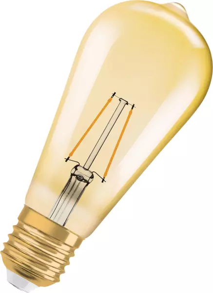 LED-Lampen OSRAM Vintage-Edition warmweiss 2.5 W