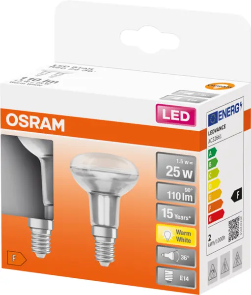 LED-Lampen OSRAM LED Retro ST R50 40 3.3W