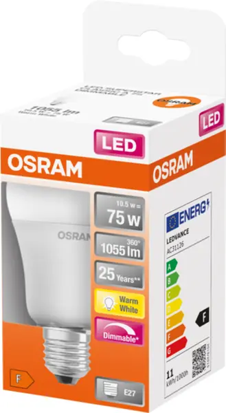 Ampoules LED OSRAM LED SUPERSTAR CLASSIC A