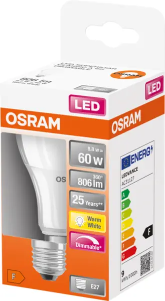 Ampoules LED OSRAM LED SUPERSTAR CLASSIC A