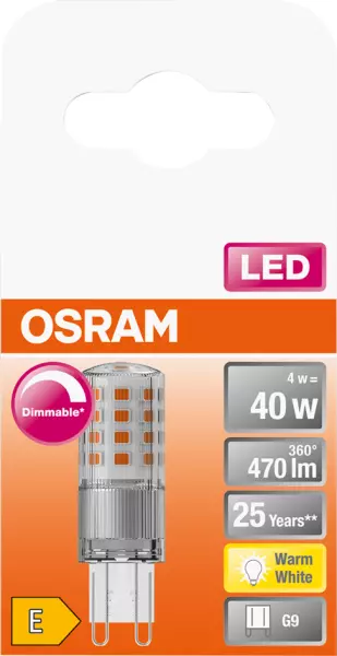 LED-Lampen OSRAM LED PIN G9 DIM
