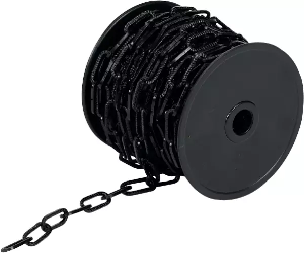 Catene lampadari e ornamentali, nero Ø anello di catena 2 mm