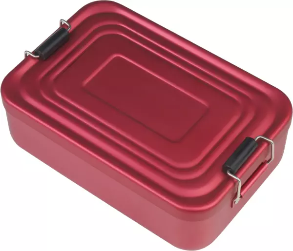 Lunchboxen EVA 2 Jahre Aluminium eloxiert rot Länge 18 cm