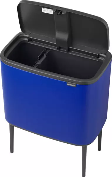 Abfallbehälter BRABANTIA Bo Touch Bin mineral powerful blue