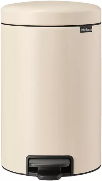 Tret-Abfallbehälter BRABANTIA New Icon soft beige (weiss)