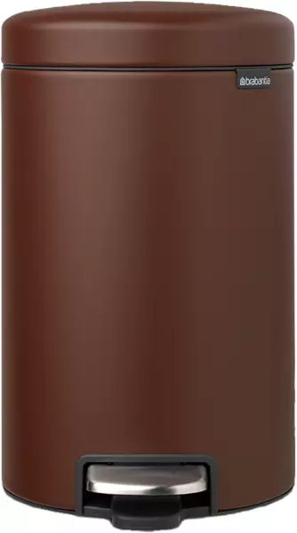 Tret-Abfallbehälter BRABANTIA New Icon mineral cosy brown