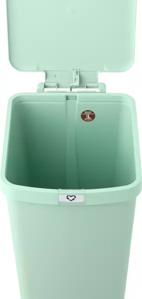 Tret-Abfallbehälter BRABANTIA StepUp 40 l jade green