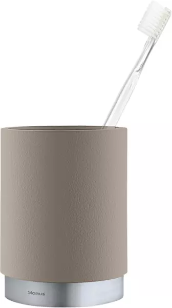 Gobelet à dents ARA blanc BLOMUS taupe 82 mm