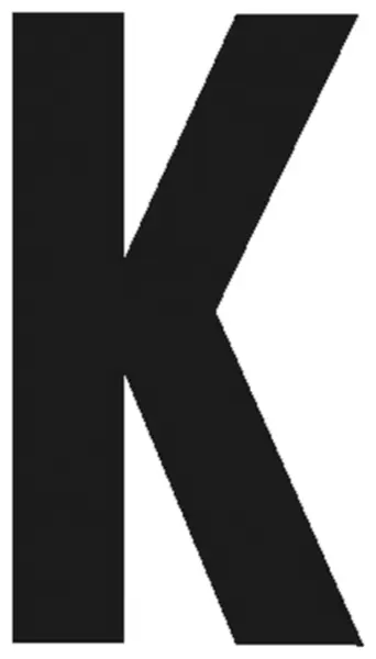 Grossbuchstaben CPC Zeichen K