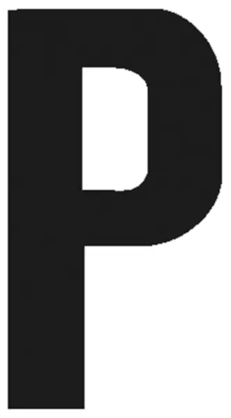 Grossbuchstaben CPC Zeichen P