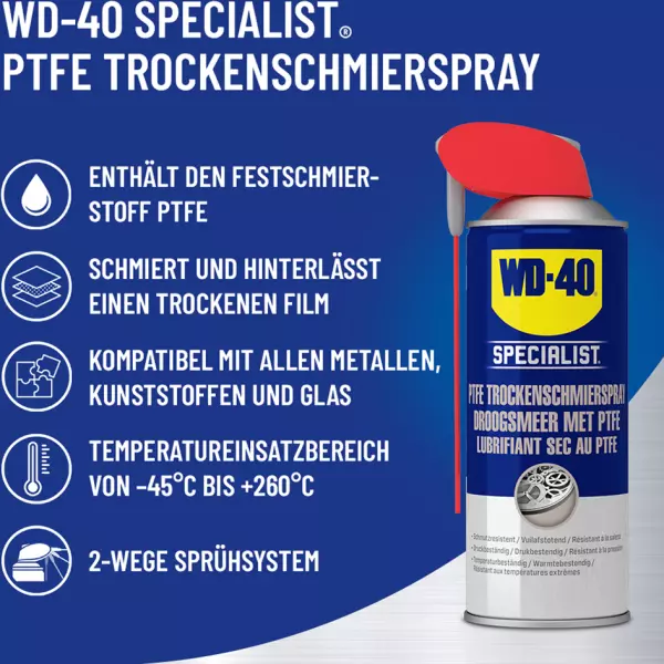 Trockenschmiermittel-Sprays WD-40 SPECIALIST®