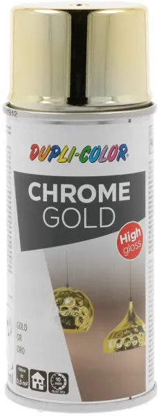 Chrom-Goldlook-Sprays DUPLI-COLOR Chrome Gold