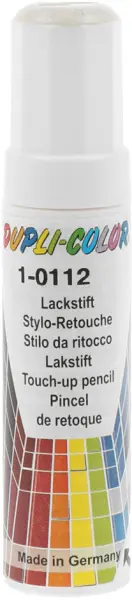 Acryl-Lackstifte DUPLI-COLOR Auto Color weiss / grau 1-0112, 12 ml