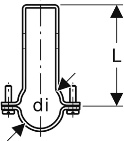 Rohrschellen GEBERIT PluviaFix