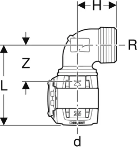 Übergangsbögen GEBERIT FlowFit