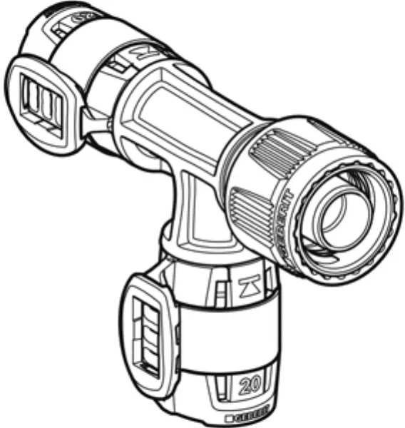 Übergangs-T-Stücke GEBERIT FlowFit