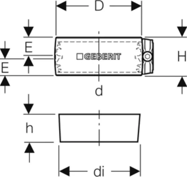 Spannverbinder GEBERIT Silent