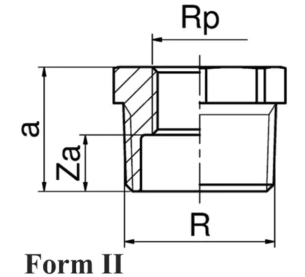 Reduktionsnippel +GF+ Serie 8000