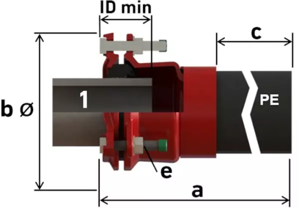 PE-Adapter zugfest +GF+ MULTI / JOINT 3067 Plus