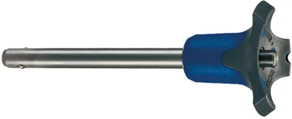 Kugelsperrbolzen HALDER d1: 5 mm l1: 30 mm blau