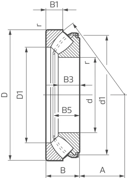 Axial-Pendelrollenlager FAG 293