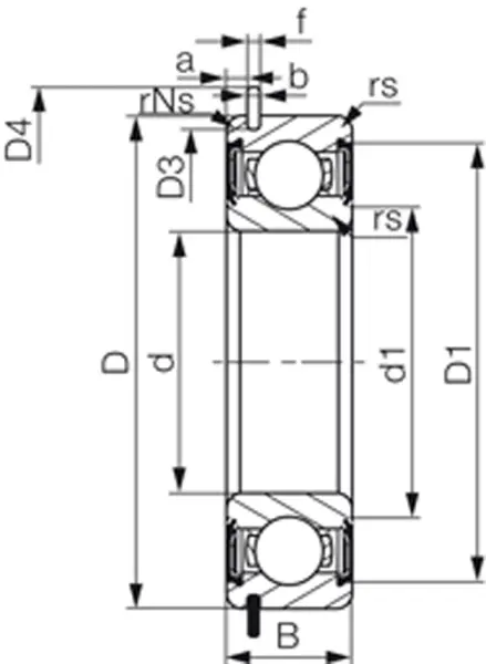 Rillenkugellager NTN SNR 63..NR