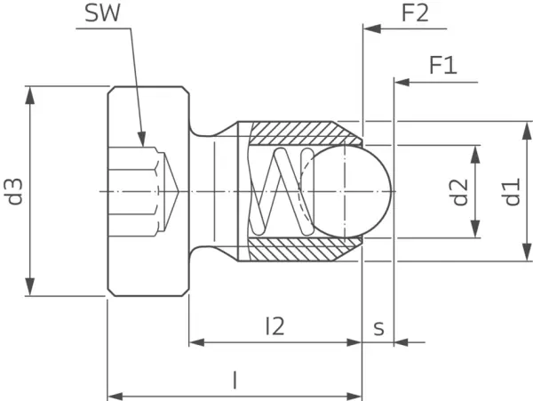 Federnde Druckstücke HALDER