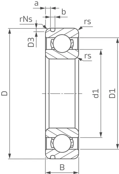 Rillenkugellager NTN SNR 63..NR