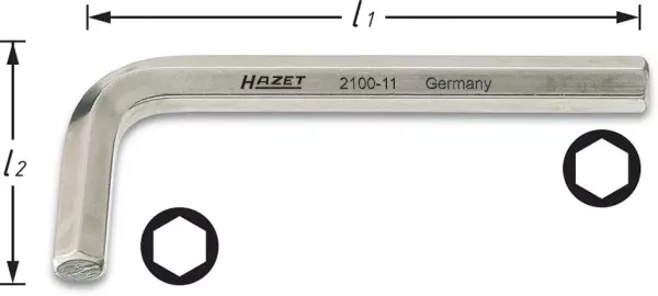 Stiftschlüssel Inbus HAZET 2100