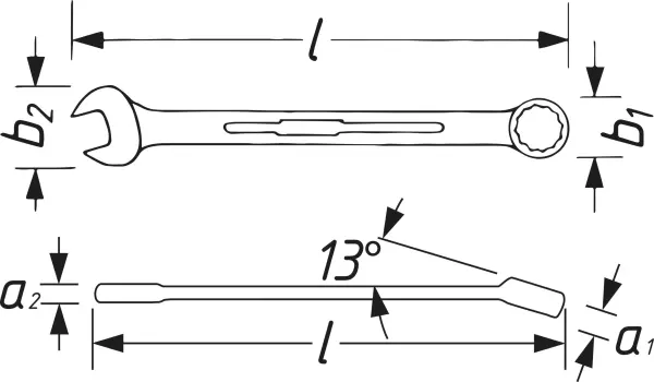 Ratschen-Gabel-Ringschlüssel HAZET 606