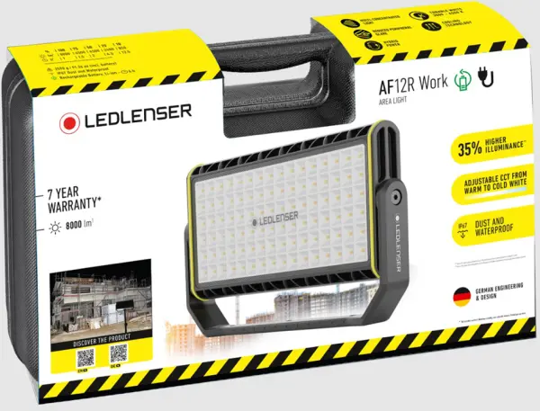 Akku-LED-Scheinwerfer LED-LENSER AF12R Work