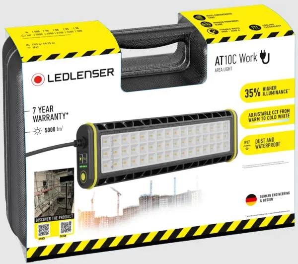 LED-Scheinwerfer LED-LENSER AT10C Work