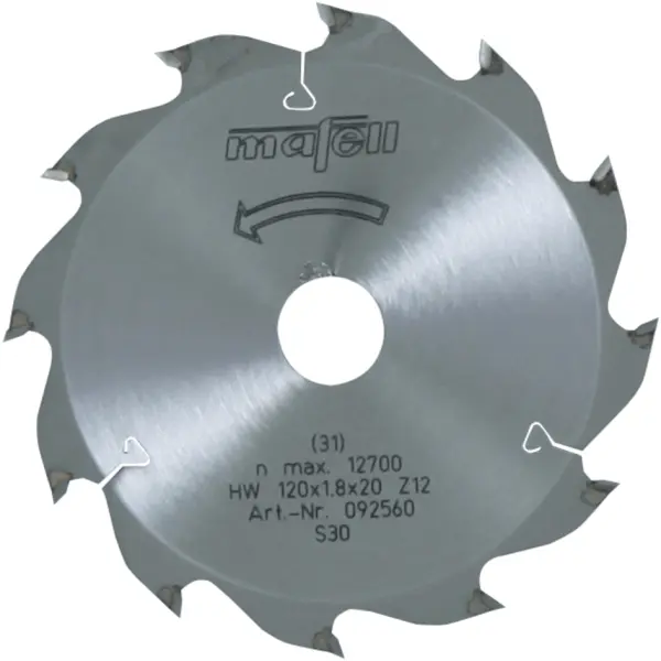 Kreissägeblätter MAFELL 092560 Aussen-Ø120x1.8mm / Z 12