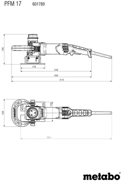 Metall-Planfräser METABO PFM 17