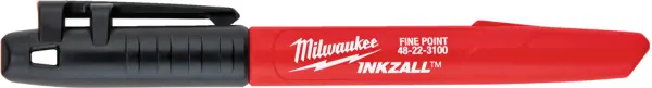 Permanentmarker MILWAUKEE INKZALL schwarz 1 mm 36 Stück / 48223100