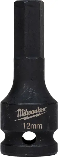 Impact-Steckeinsätze (Stecknüsse) MILWAUKEE 1/2 Z /Abtrieb 6-kant /12x67 mm