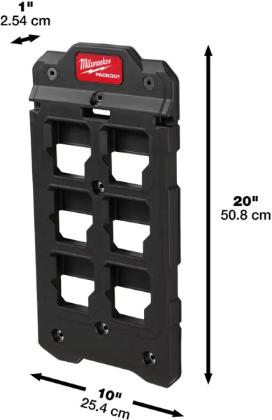 Montageplatten MILWAUKEE Packout 510x300x25.5 mm