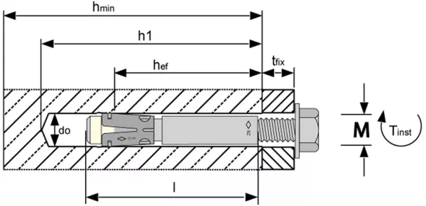 Bolzenanker mit Innengewinde MKT BZ-IG