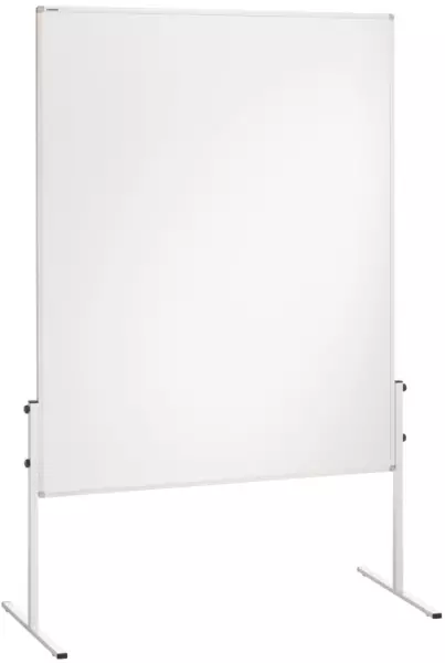 Moderationstafel,H 1900mm, Tafel HxB 1500x1200mm,pinnbar, Tafel Karton,weiß