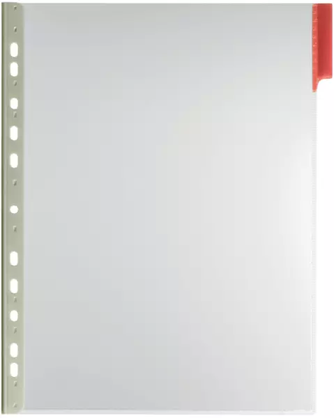 Sichttafel,DIN A4,Hoch-/Quer- format,rot,m. Taben