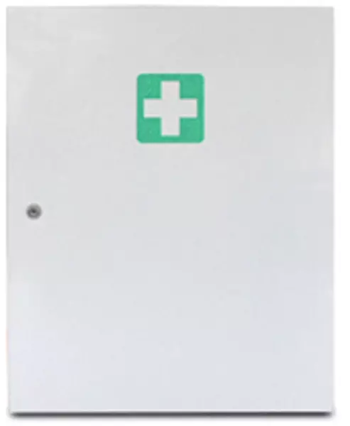 Erste-Hilfe-Wandschrank,lee- r/f. DIN 13169,HxBxT 550x455x 175mm,1 Boden,Giftfach