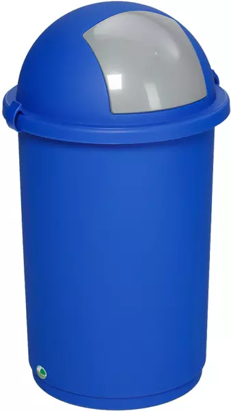 Wertstoffsammler,1x50l,HxØ 760x410mm,Korpus Kunststoff blau