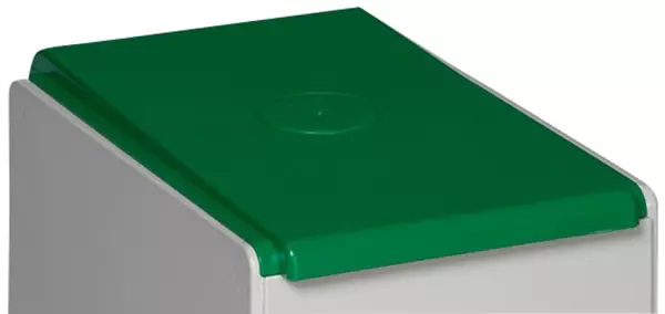 Deckel,f. Wertstoff-Sammelbox 40l,Polystyrol,grün,Aufpreis