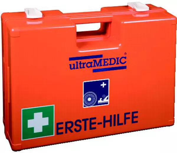 Erste-Hilfe-Koffer,f. Holzve- rarbeitung,DIN 13157+Spezial, ABS orange
