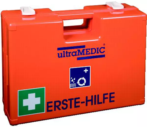 Erste-Hilfe-Koffer,f. Umwelt und Entsorgung,DIN 13157+Spezial,ABS orange