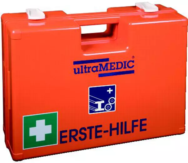 Erste-Hilfe-Koffer,f. Metall, DIN 13157+Spezial,ABS orange